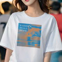 Tシャツ レディース 犬ファン 半袖 春夏 犬柄 プリント カジュアル かわいい 人間用 個性派 ここだけのデザイン 面白