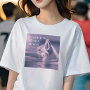 秋田犬 Tシャツ レディース 犬ファン 半袖 春夏 犬柄 プリント カジュアル かわいい 人間用 個性派 ここだけのデザイン 面白 秋田犬