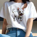 ウエストハイランドホワイトテリア Tシャツ レディース 犬ファン 半袖 春夏 犬柄 プリント カジュアル かわいい 人間用 個性派 ここだけのデザイン 面白 犬 ウエストハイランドホワイトテリア ペット かわいい 動物