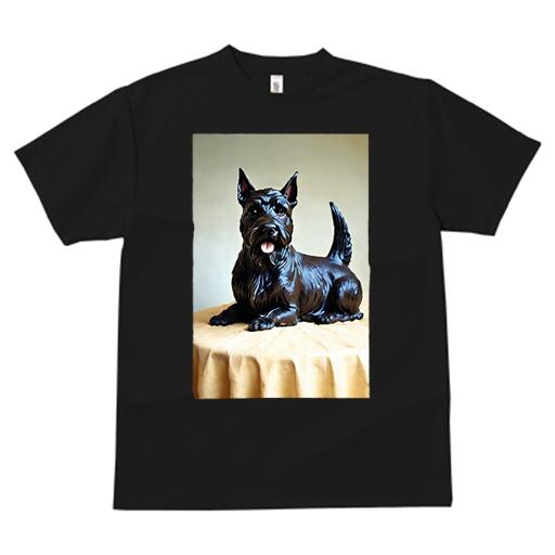 スコティッシュテリア Tシャツ メンズ キッズ 犬ファン 半袖 春夏 犬柄 プリント カジュアル かわいい ..