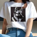 ジャーマンシェパードドッグ Tシャツ レディース 犬ファン 半袖 春夏 犬柄 プリント カジュアル かわいい 人間用 個性派 ここだけのデザイン 面白 ジャーマ...