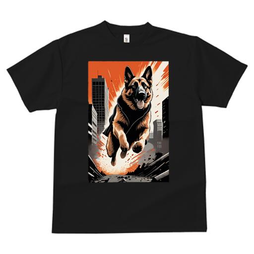 ジャーマンシェパード Tシャツ メンズ キッズ 犬ファン 半袖 春夏 犬柄 プリント カジュアル かわいい ..