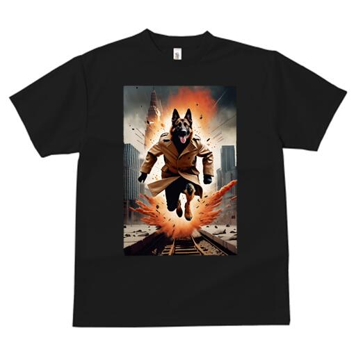 ジャーマンシェパードドッグ Tシャツ メンズ キッズ 犬ファン 半袖 春夏 犬柄 プリント カジュアル か..