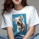 ケアーンテリア Tシャツ レディース 犬ファン 半袖 春夏 犬柄 プリント カジュアル かわいい 人間用 個性派 ここだけのデザイン 面白 ケアーンテリア