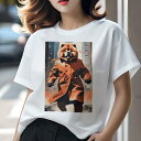 チャウチャウ Tシャツ レディース 犬ファン 半袖 春夏 犬柄 プリント カジュアル かわいい 人間用 個性派 ここだけのデザイン 面白 コート チャウチャウ ...