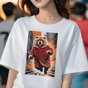チャウチャウ Tシャツ レディース 犬ファン 半袖 春夏 犬柄 プリント カジュアル かわいい 人間用 個性派 ここだけのデザイン 面白 コート チャウチャウ ...