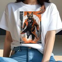 ジャーマンシェパード Tシャツ レディース 犬ファン 半袖 春夏 犬柄 プリント カジュアル かわいい 人間用 個性派 ここだけのデザイン 面白 コート ジャー...