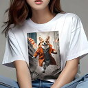 コーギー Tシャツ レディース 犬ファン 半袖 春夏 犬柄 プリント カジュアル かわいい 人間用 個性派 ここだけのデザイン 面白 爆発 コーギー 瓦礫 コー...