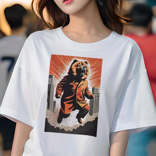Tシャツ レディース 犬ファン 半袖 春夏 犬柄 プリント カジュアル かわいい 人間用 個性派 ここだけの..