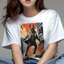 ジャーマンシェパードドッグ Tシャツ レディース 犬ファン 半袖 春夏 犬柄 プリント カジュアル かわいい 人間用 個性派 ここだけのデザイン 面白 スーツ ...