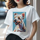 ノーフォークテリア Tシャツ レディース 犬ファン 半袖 春夏 犬柄 プリント カジュアル かわいい 人間用 個性派 ここだけのデザイン 面白 ノーフォークテリ...