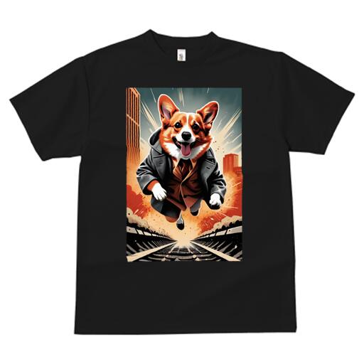 コーギー Tシャツ メンズ キッズ 犬ファン 半袖 春夏 犬柄 プリント カジュアル かわいい 人間用 個性..