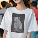 マルチーズ Tシャツ レディース 犬ファン 半袖 春夏 犬柄 プリント カジュアル かわいい 人間用 個性派 ここだけのデザイン 面白 フード マルチーズ パー...