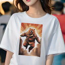 チャウチャウ Tシャツ レディース 犬ファン 半袖 春夏 犬柄 プリント カジュアル かわいい 人間用 個性派 ここだけのデザイン 面白 コート チャウチャウ ...