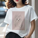 ヨークシャーテリア Tシャツ レディース 犬ファン 半袖 春夏 犬柄 プリント カジュアル かわいい 人間用 個性派 ここだけのデザイン 面白 かわいい ヨークシャーテリア キュート イラスト ハート