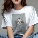 シーズー Tシャツ レディース 犬ファン 半袖 春夏 犬柄 プリント カジュアル かわいい 人間用 個性派 ここだけのデザイン 面白 レインコート シーズー 雨