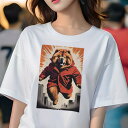 チャウチャウ Tシャツ レディース 犬ファン 半袖 春夏 犬柄 プリント カジュアル かわいい 人間用 個性派 ここだけのデザイン 面白 コート チャウチャウ ...