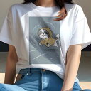 シーズー Tシャツ レディース 犬ファン 半袖 春夏 犬柄 プリント カジュアル かわいい 人間用 個性派 ここだけのデザイン 面白 雨 シーズー レインコート
