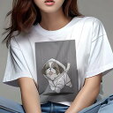 シーズー Tシャツ レディース 犬ファン 半袖 春夏 犬柄 プリント カジュアル かわいい 人間用 個性派 ここだけのデザイン 面白 雨 シーズー レインコート