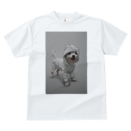マルチーズ Tシャツ メンズ キッズ 犬ファン 半袖 春夏 犬柄 プリント カジュアル かわいい 人間用 個性派 ここだけのデザイン 面白 レインコート マルチーズ