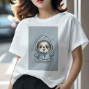 シーズー Tシャツ レディース 犬ファン 半袖 春夏 犬柄 プリント カジュアル かわいい 人間用 個性派 ここだけのデザイン 面白 レインコート シーズー 雨