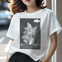 ヨークシャーテリア Tシャツ レディース 犬ファン 半袖 春夏 犬柄 プリント カジュアル かわいい 人間用 個性派 ここだけのデザイン 面白 雨 ヨークシャー...