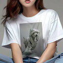 ミックス犬 Tシャツ レディース 犬ファン 半袖 春夏 犬柄 プリント カジュアル かわいい 人間用 個性派 ここだけのデザイン 面白 レインコート ミックス犬