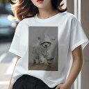 ヨークシャーテリア Tシャツ レディース 犬ファン 半袖 春夏 犬柄 プリント カジュアル かわいい 人間用 個性派 ここだけのデザイン 面白 レインコート ヨ...