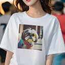シーズー Tシャツ レディース 犬ファン 半袖 春夏 犬柄 プリント カジュアル かわいい 人間用 個性派 ここだけのデザイン 面白 サングラス シーズー 服