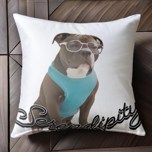 メガネ アメリカンブリー 服 クッションカバー 45×45cm アニマル柄 おしゃれ 可愛い クッション本体付..