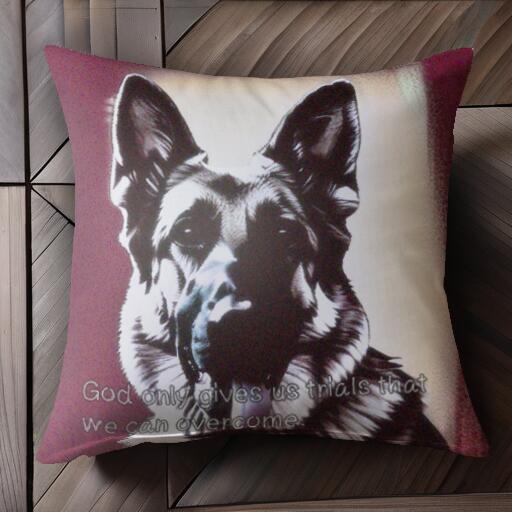 ジャーマンシェパードドッグ クッションカバー 45×45cm アニマル柄 おしゃれ 可愛い クッション本体付..