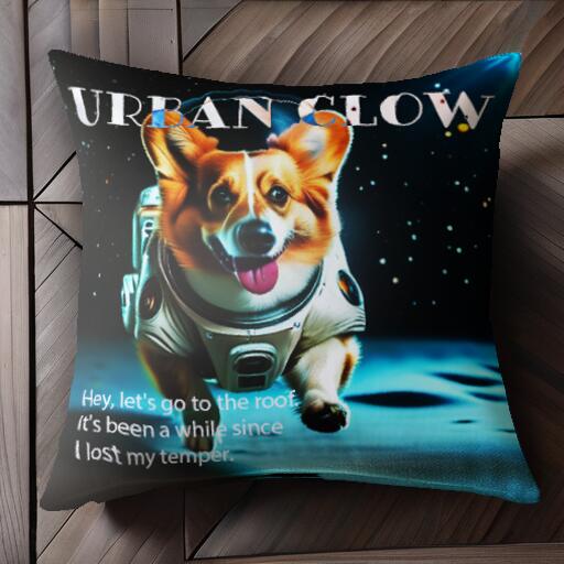 宇宙 コーギー 宇宙服 スペース 星 クッションカバー 45×45cm アニマル柄 おしゃれ 可愛い クッション..