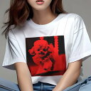 マルチーズ Tシャツ レディース 犬ファン 半袖 春夏 犬柄 プリント カジュアル かわいい 人間用 個性派 ここだけのデザイン 面白 リボン マルチーズ 衣装