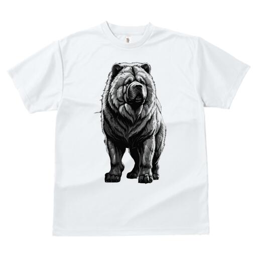 チャウチャウ Tシャツ メンズ キッズ 犬ファン 半袖 春夏 犬柄 プリント カジュアル かわいい 人間用 個性派 ここだけのデザイン 面白 チャウチャウ