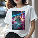 柴犬 Tシャツ レディース 犬ファン 半袖 春夏 犬柄 プリント カジュアル かわいい 人間用 個性派 ここだけのデザイン 面白 DJ 柴犬 クラブ ヘッドホン サングラス
