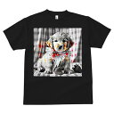 ゴールデンレトリバー Tシャツ メンズ キッズ 犬ファン 半袖 春夏 犬柄 プリント カジュアル かわいい 人間用 個性派 ここだけのデザイン 面白 イチゴ ゴールデンレトリバー リボン