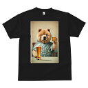 チャウチャウ Tシャツ メンズ キッズ 犬ファン 半袖 春夏 犬柄 プリント カジュアル かわいい 人間用 個性派 ここだけのデザイン 面白 ビール チャウチャウ 浴衣