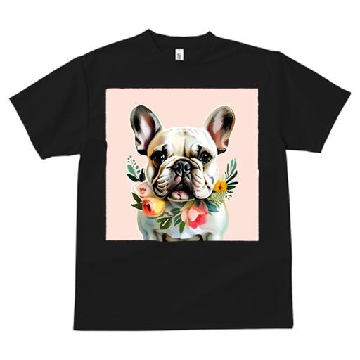 フレンチブルドッグ Tシャツ メンズ キッズ 犬ファン 半袖 春夏 犬柄 プリント カジュアル かわいい 人..