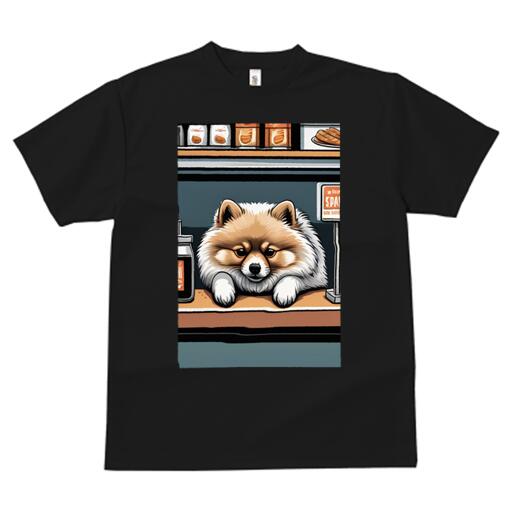 ポメラニアン Tシャツ メンズ キッズ 犬ファン 半袖 春夏 犬柄 プリント カジュアル かわいい 人間用 ..