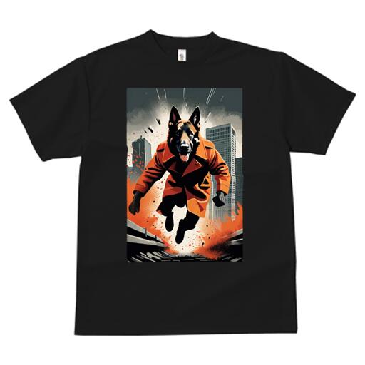 ジャーマンシェパード Tシャツ メンズ キッズ 犬ファン 半袖 春夏 犬柄 プリント カジュアル かわいい ..