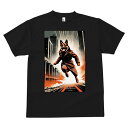 ジャーマンシェパードドッグ Tシャツ メンズ キッズ 犬ファン 半袖 春夏 犬柄 プリント カジュアル かわいい 人間用 個性派 ここだけのデザイン 面白 コー...