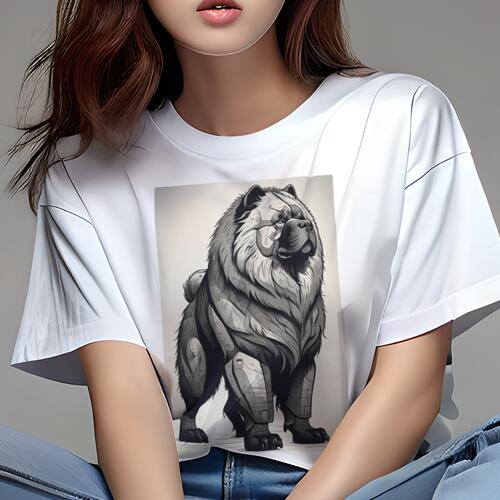 チャウチャウ Tシャツ レディース 犬ファン 半袖 春夏 犬柄 プリント カジュアル かわいい 人間用 個性..