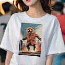 チャウチャウ Tシャツ レディース 犬ファン 半袖 春夏 犬柄 プリント カジュアル かわいい 人間用 個性派 ここだけのデザイン 面白 コート チャウチャウ ...
