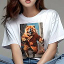 チャウチャウ Tシャツ レディース 犬ファン 半袖 春夏 犬柄 プリント カジュアル かわいい 人間用 個性派 ここだけのデザイン 面白 コート チャウチャウ ...