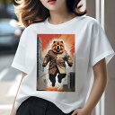 チャウチャウ Tシャツ レディース 犬ファン 半袖 春夏 犬柄 プリント カジュアル かわいい 人間用 個性派 ここだけのデザイン 面白 コート チャウチャウ ...