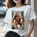 チャウチャウ Tシャツ レディース 犬ファン 半袖 春夏 犬柄 プリント カジュアル かわいい 人間用 個性派 ここだけのデザイン 面白 コート チャウチャウ ...