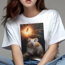 Tシャツ レディース 犬ファン 半袖 春夏 犬柄 プリント カジュアル かわいい 人間用 個性派 ここだけのデザイン 面白 爆発 花火