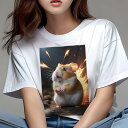 Tシャツ レディース 犬ファン 半袖 春夏 犬柄 プリント カジュアル かわいい 人間用 個性派 ここだけのデザイン 面白 花火 驚き 可愛い 動物