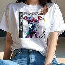 イタリアングレーハウンド Tシャツ レディース 犬ファン 半袖 春夏 犬柄 プリント カジュアル かわいい 人間用 個性派 ここだけのデザイン 面白 メガネ イ...