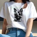ジャーマンシェパード Tシャツ レディース 犬ファン 半袖 春夏 犬柄 プリント カジュアル かわいい 人間用 個性派 ここだけのデザイン 面白 ジャーマンシェ...